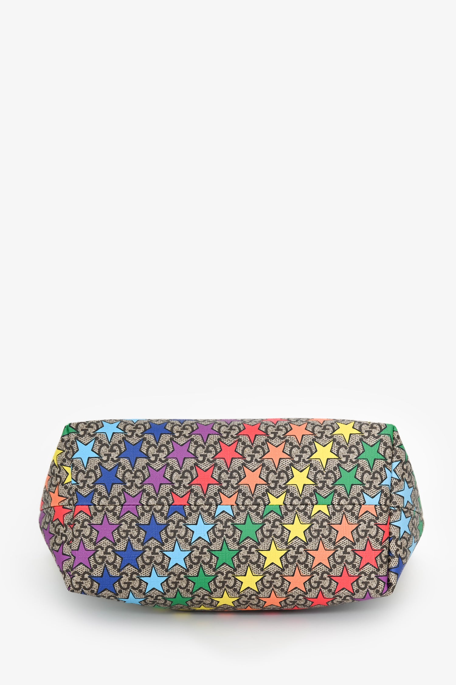 Gucci Beige Canvas GG Supreme Star Tote