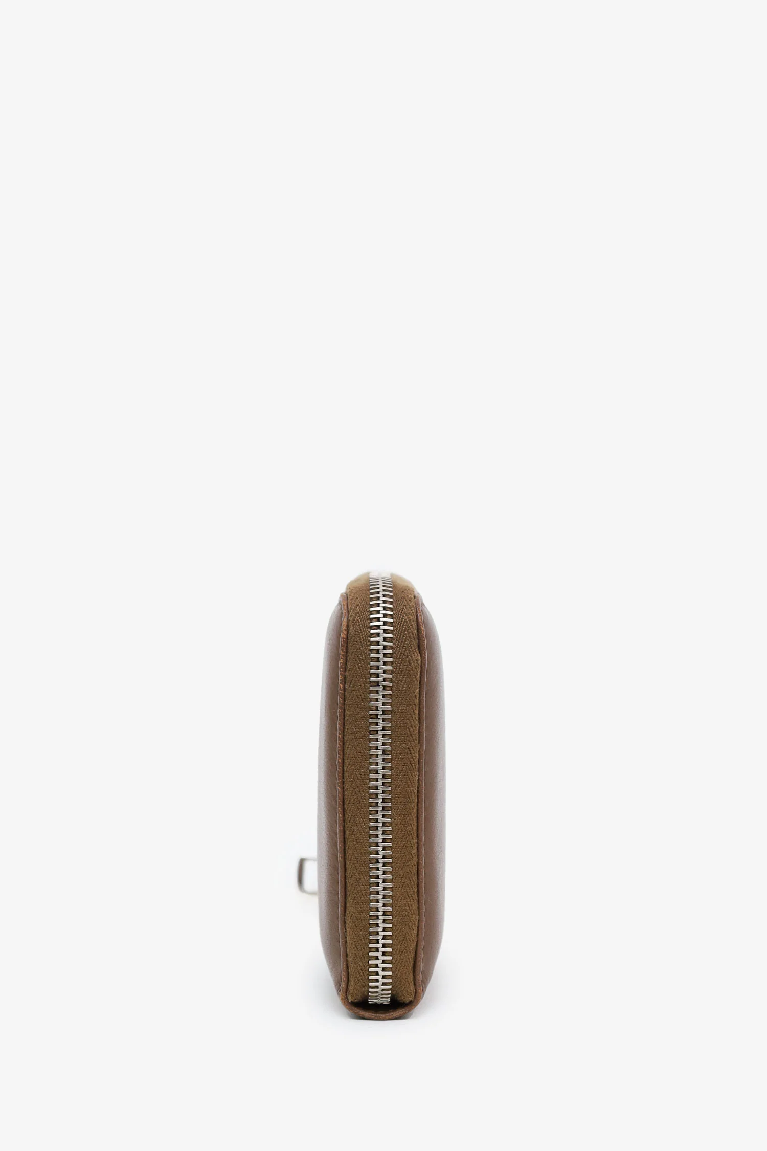 Gucci Brown Leather Interlocking G Soho Zippy Wallet