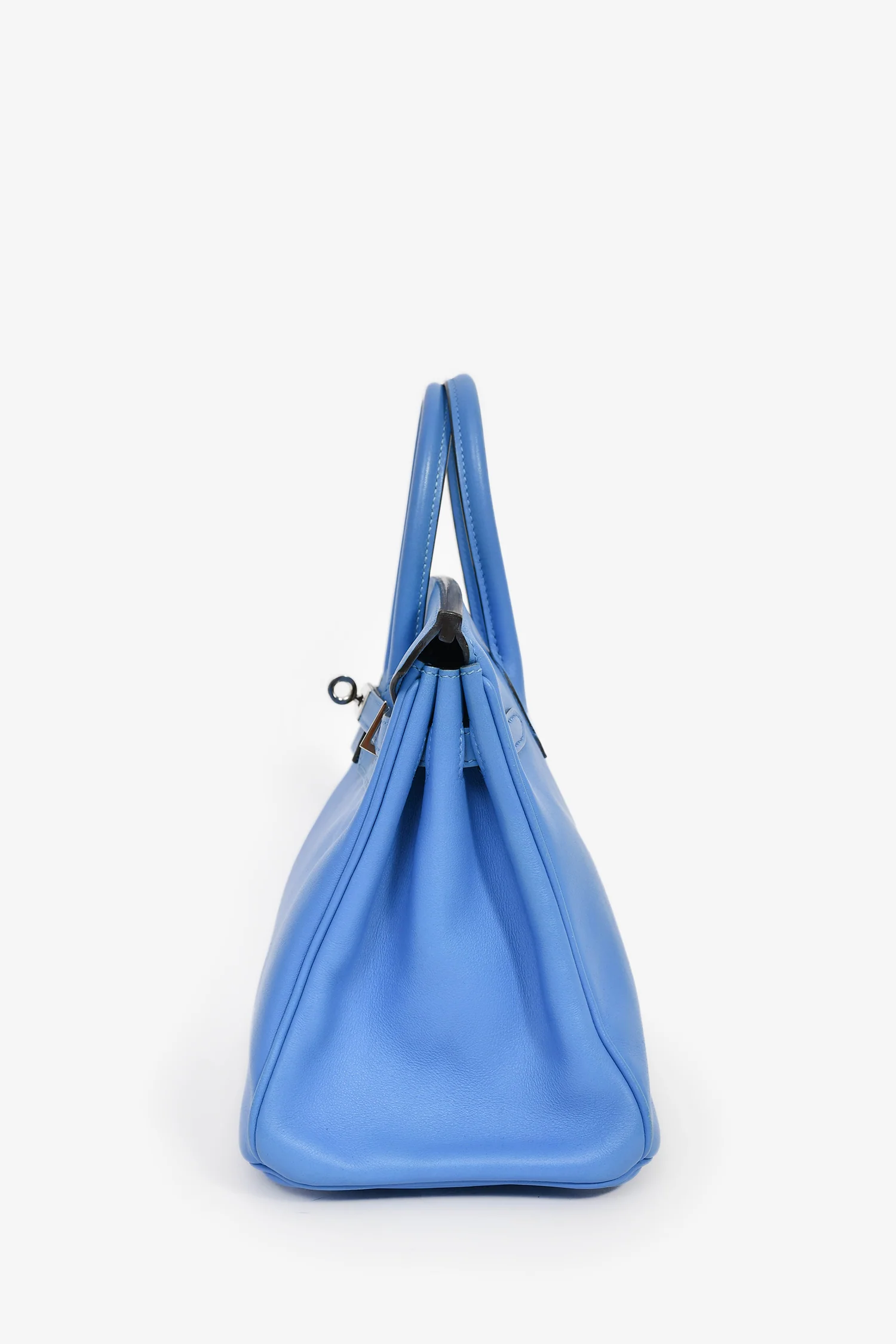 Hermès 2015 Blue Swift Leather Birkin 25
