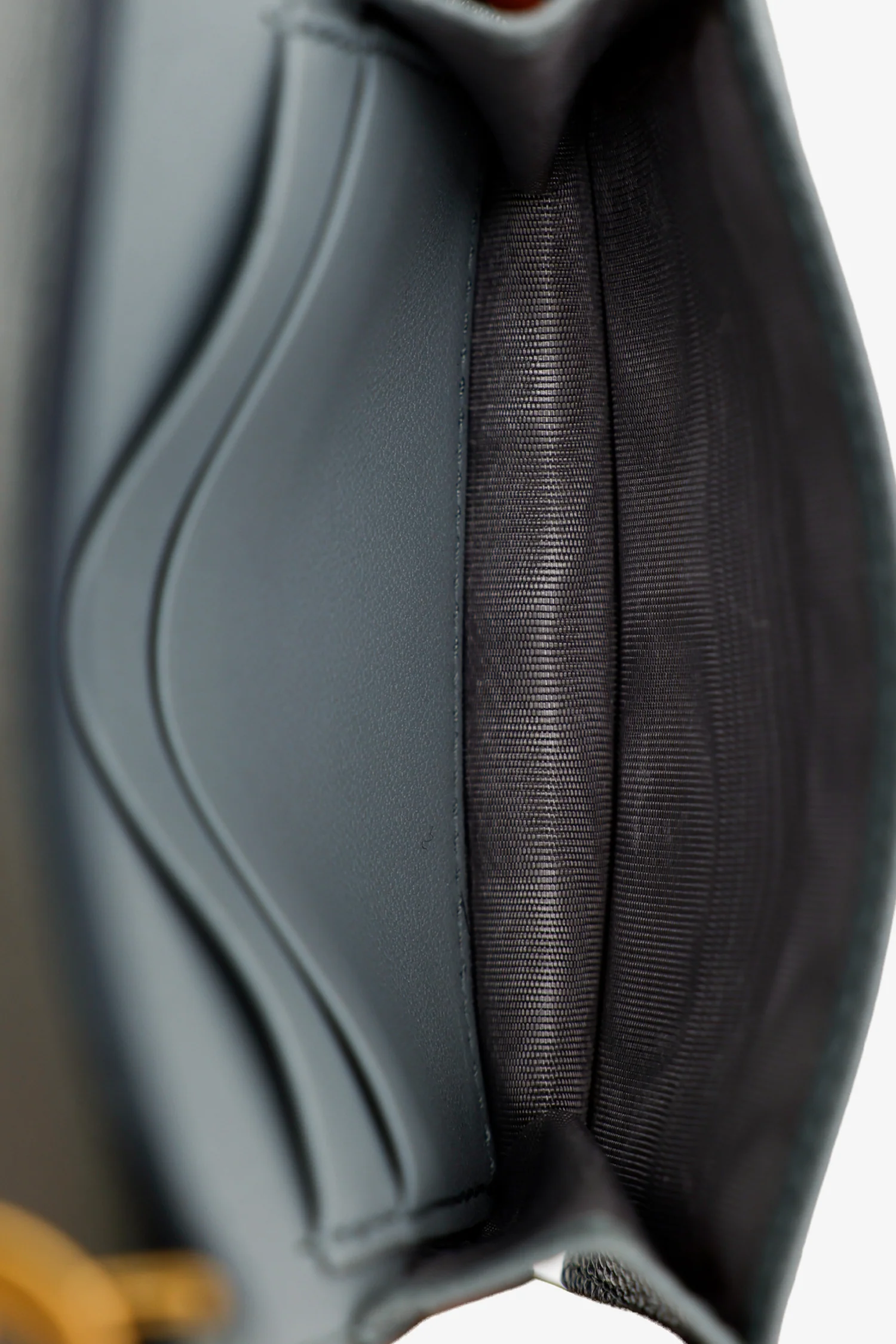 Christian Dior 2020 Grey Leather Saddle Wallet