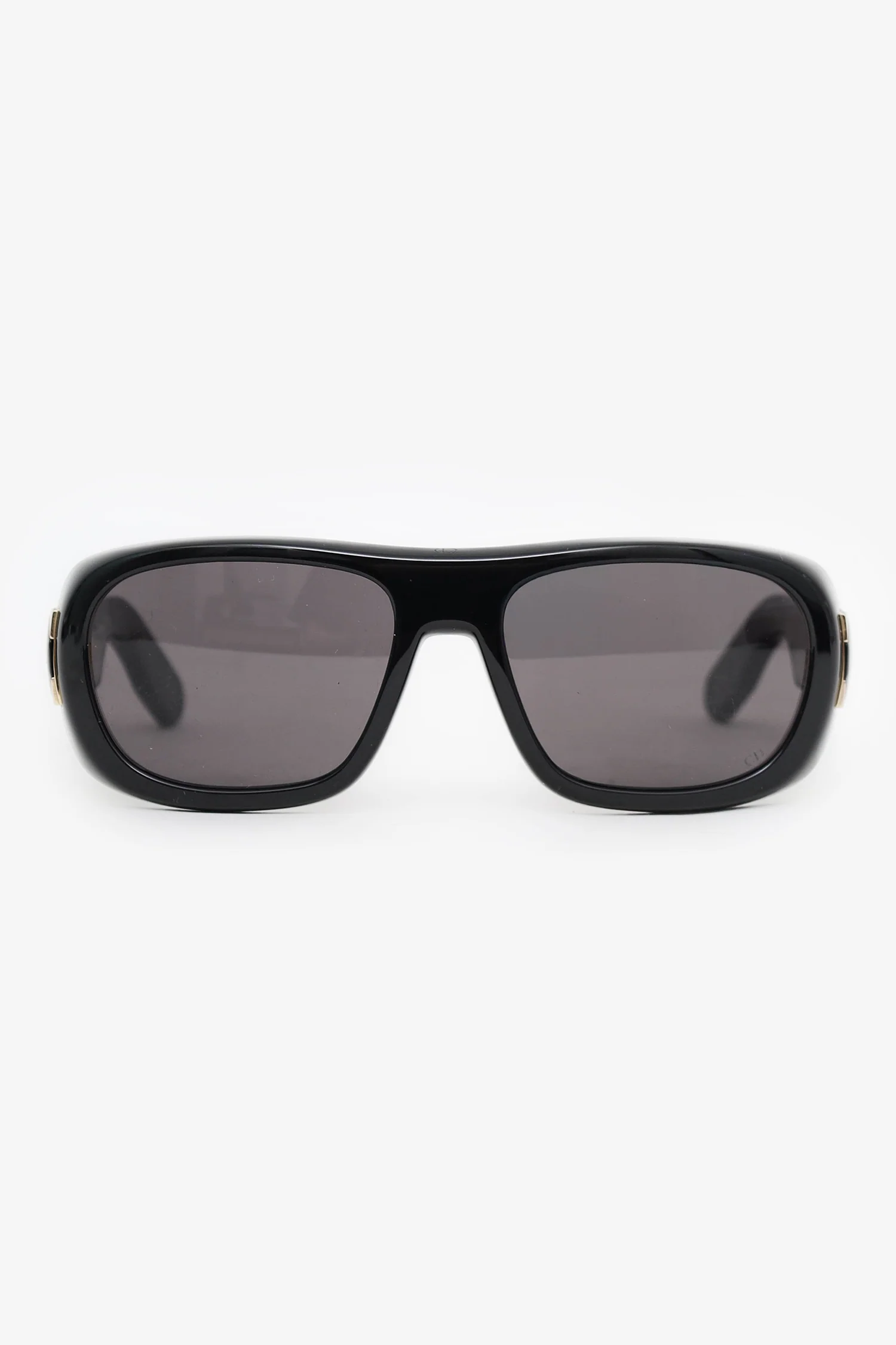 Christian Dior Black Frame Lady 95.22 Square Sunglasses