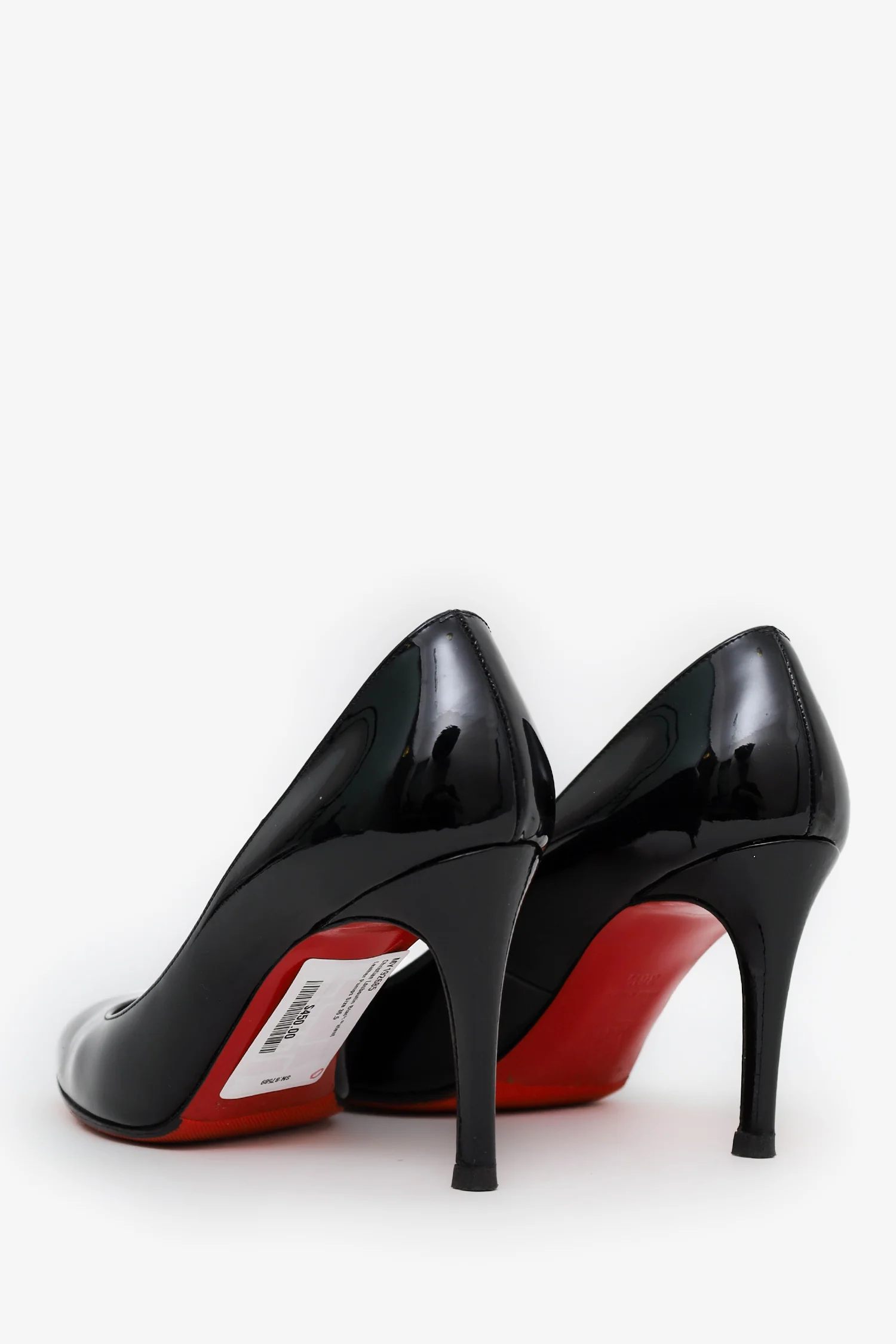 Christian Louboutin Black Patent Leather Pumps Size 36.5