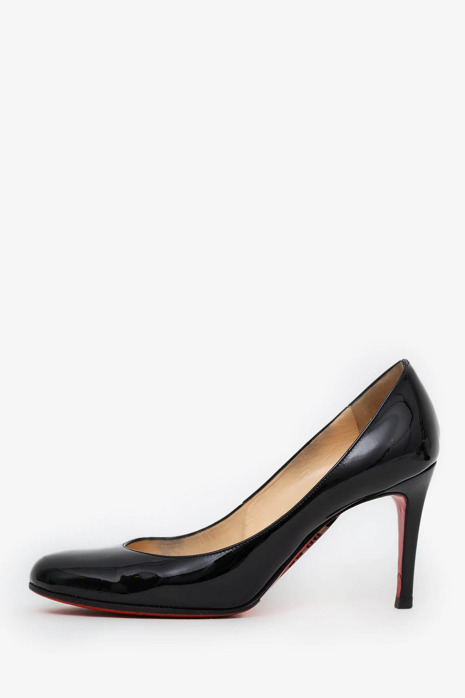 Christian Louboutin Black Patent Leather Pumps Size 36.5