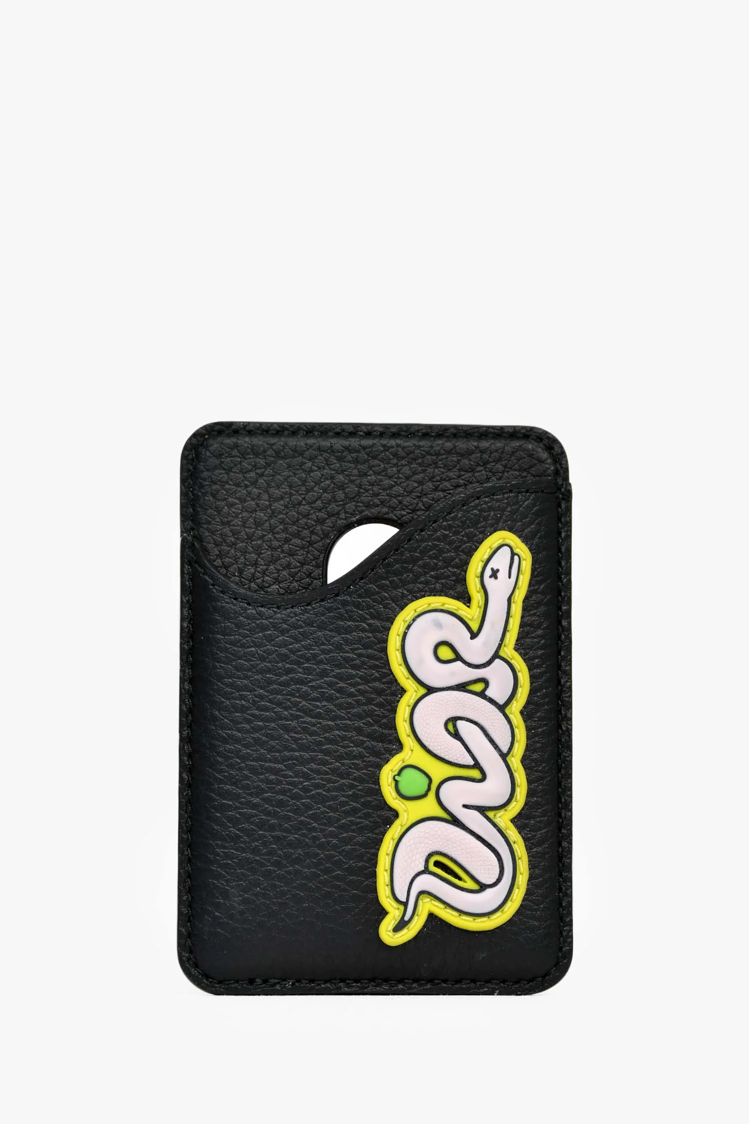 Christian Dior Black/Multicolour Leather/Magnetic Card Holder