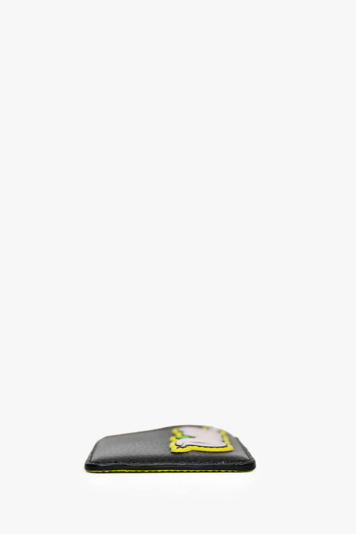 Christian Dior Black/Multicolour Leather/Magnetic Card Holder