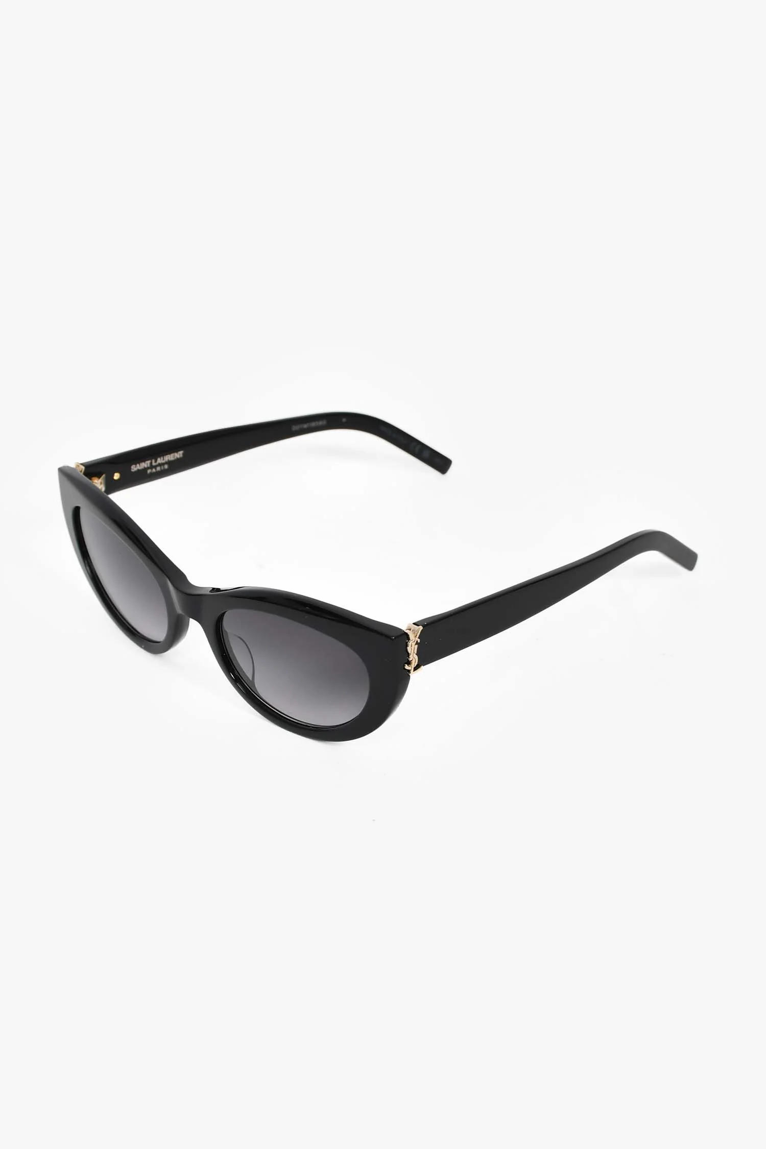 Saint Laurent Black Cat Eye Sunglasses