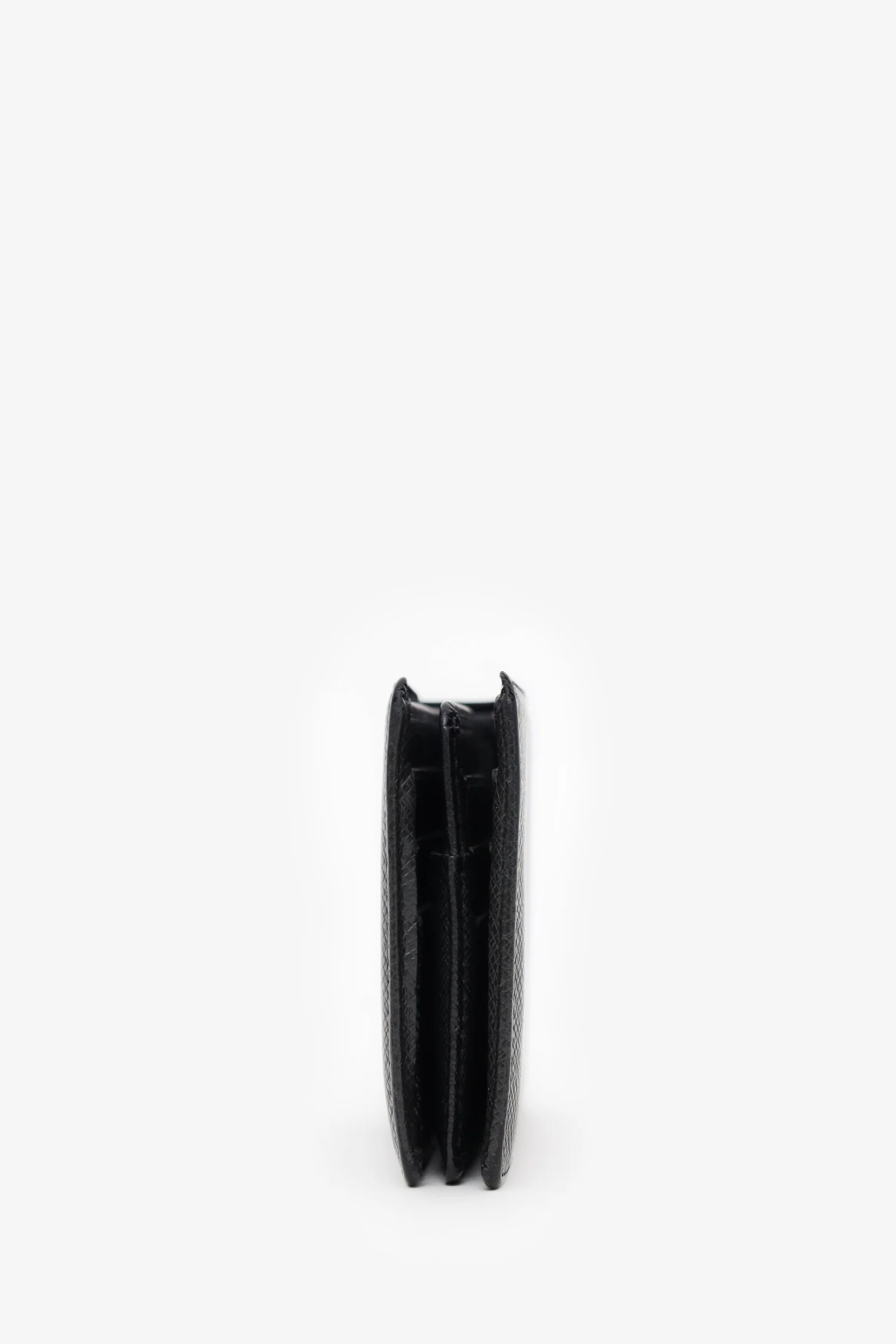 Louis Vuitton Black Leather Bi-Fold Wallet