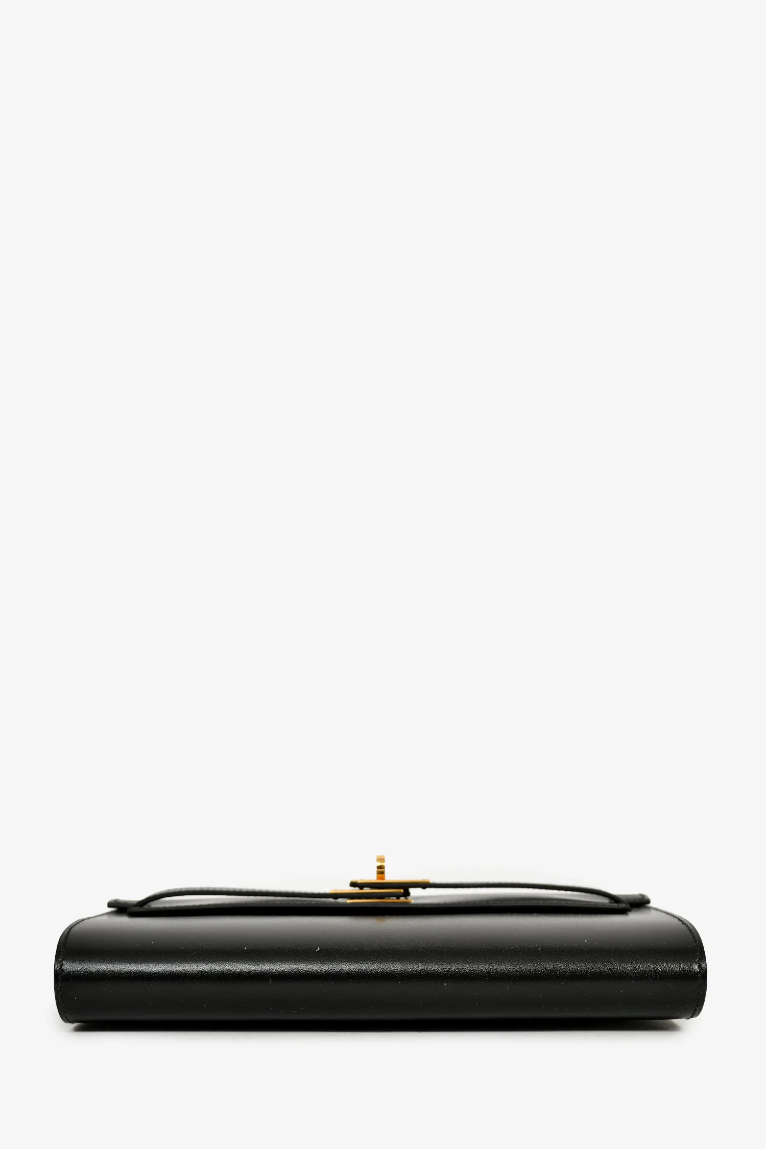 Hermès 2023 Black Box Leather Kelly To Go Wallet