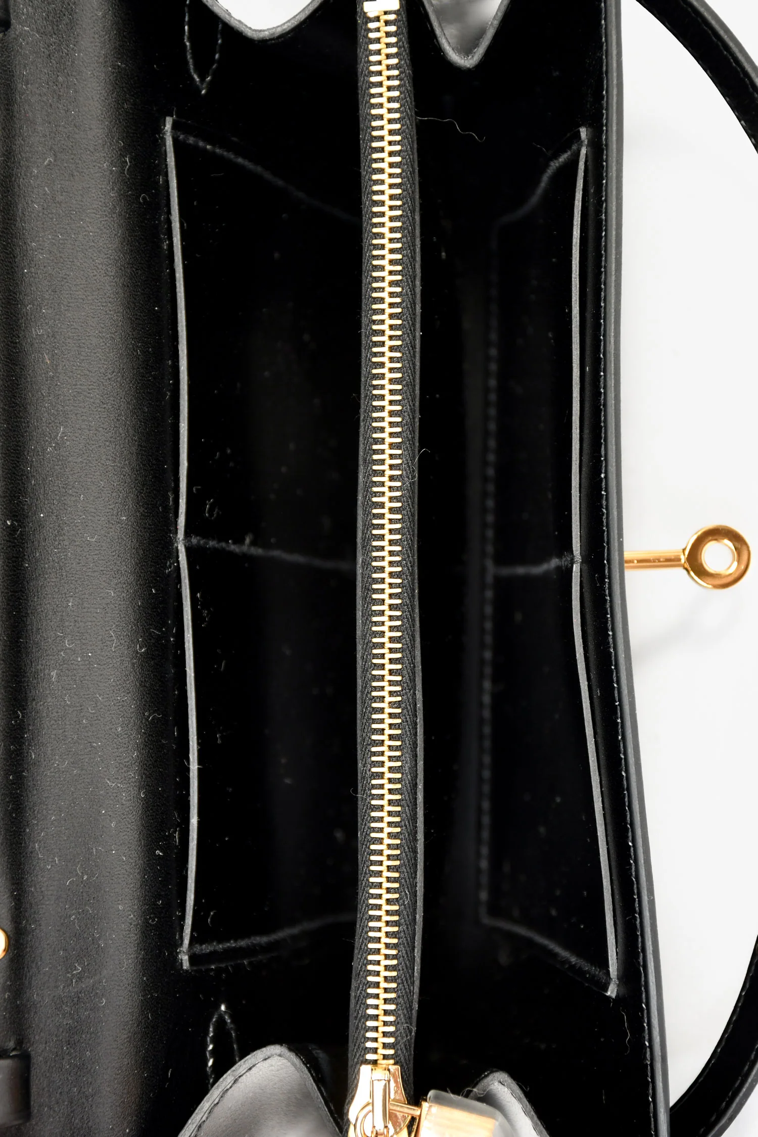 Hermès 2023 Black Box Leather Kelly To Go Wallet