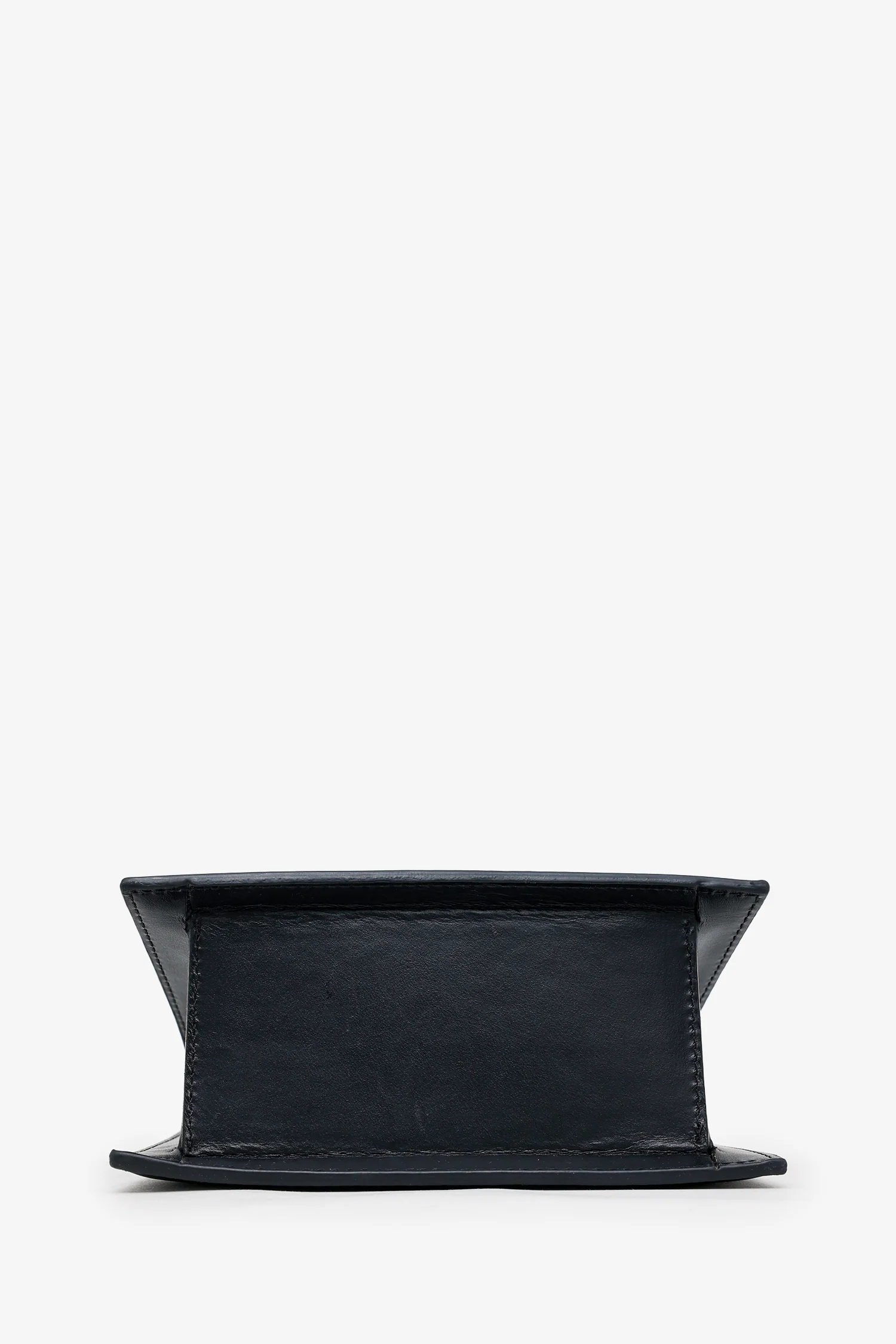 Jacquemus Black Leather 'Le Grand Chiquito' Shoulder Bag With Strap