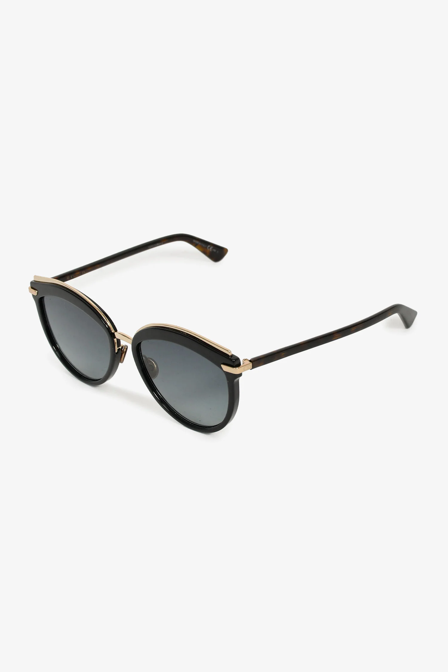 Christian Dior Black/Tortoise Cat Eye Sunglasses