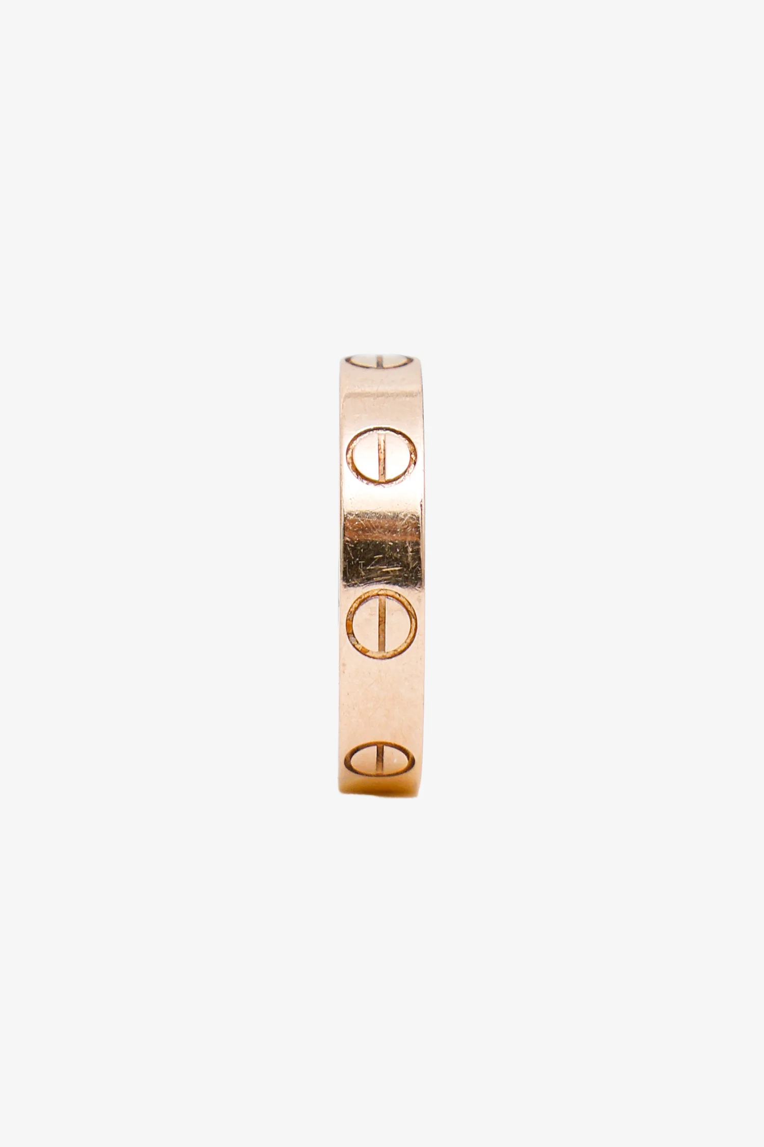 Cartier 18K Rose Gold Small Model Love Ring Size 49