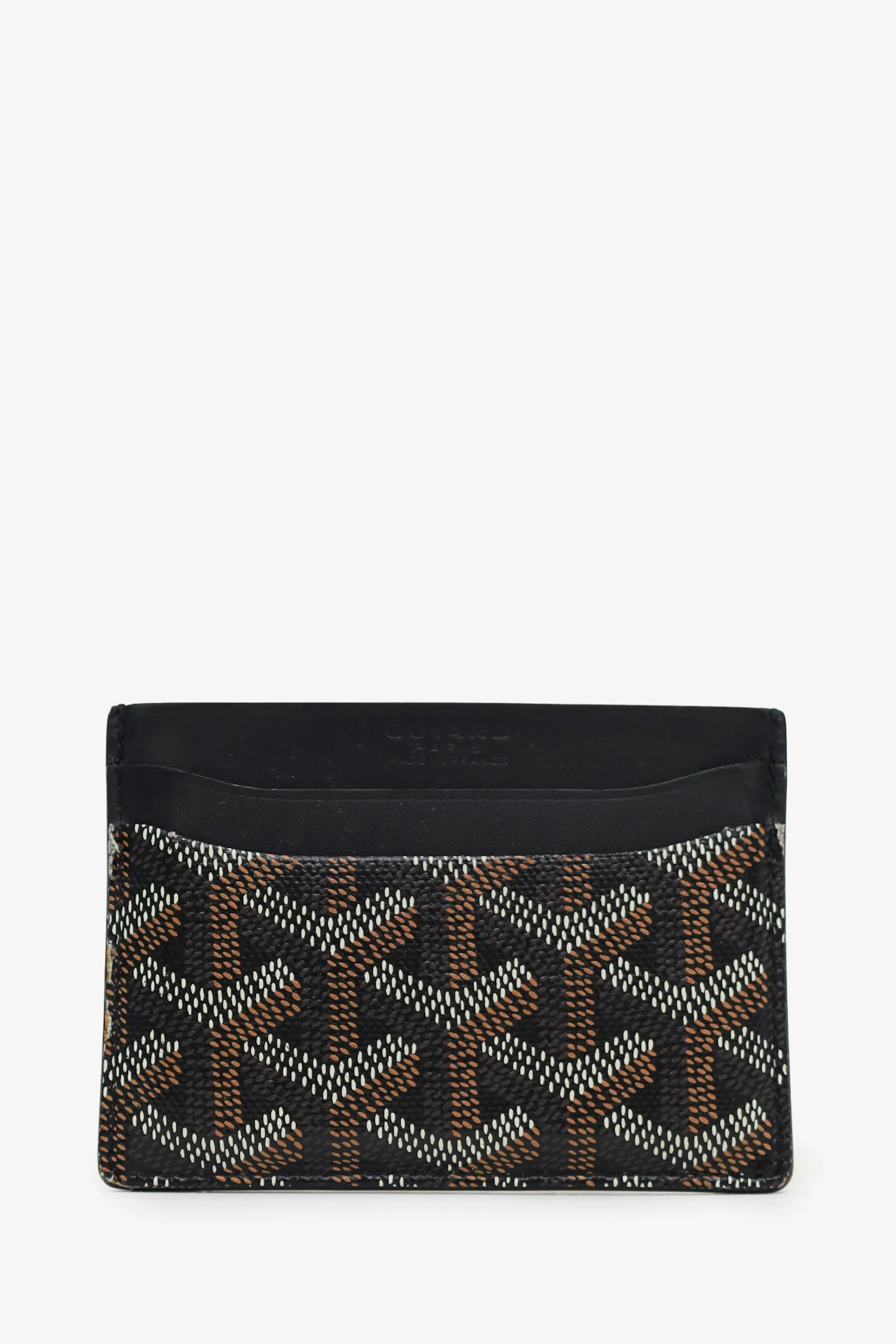 Goyard Black Goyardine Saint-Sulpice Cardholder