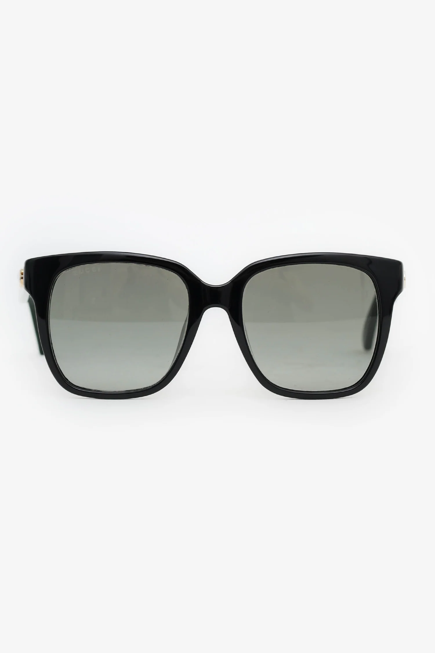 Gucci Black/Web Frame GG Sunglasses