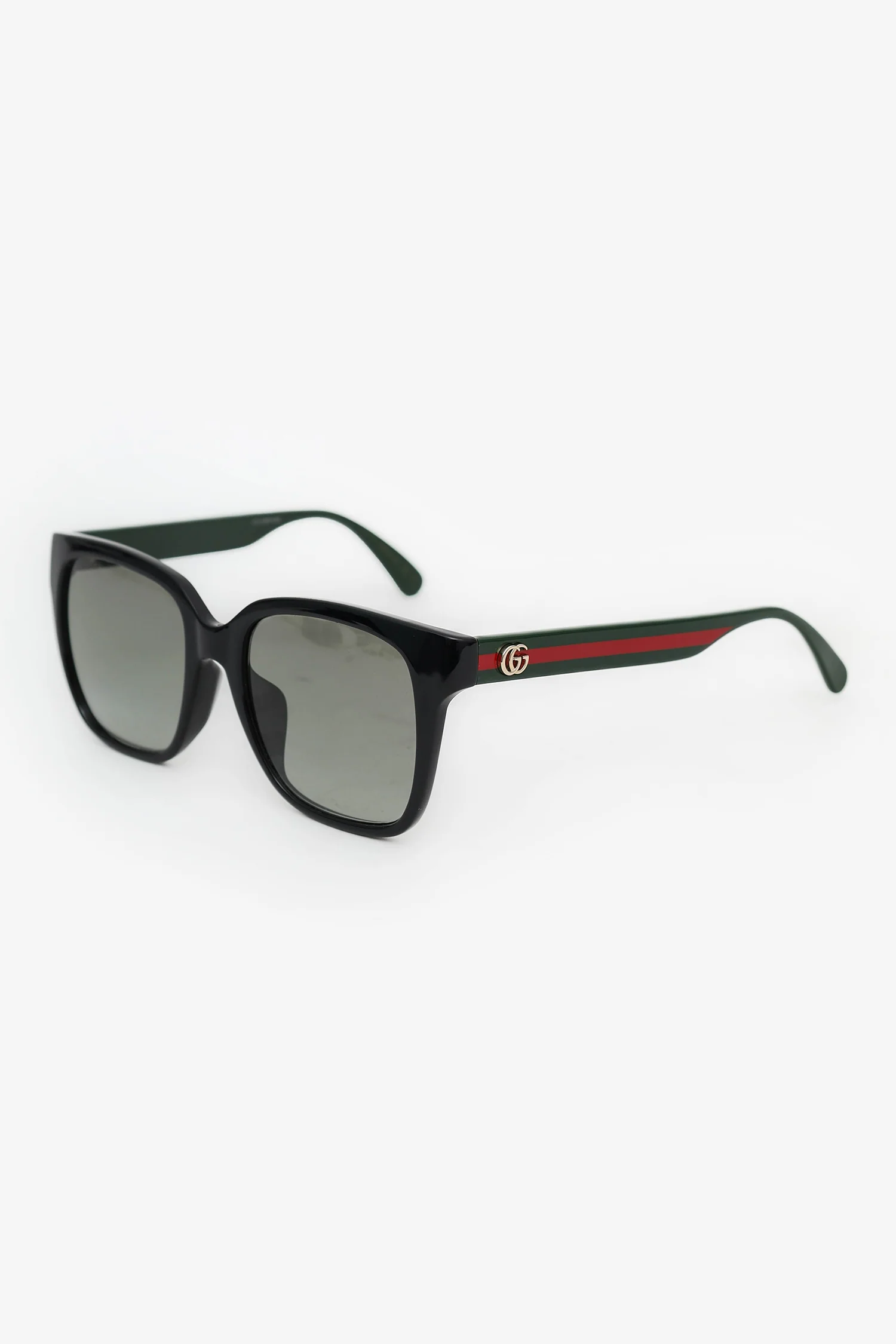 Gucci Black/Web Frame GG Sunglasses
